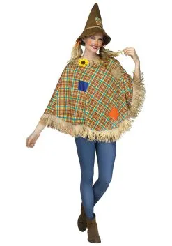 Fun World Adult Sweet Scarecrow Poncho