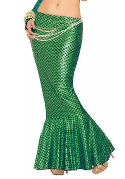 Forum Novelties, Inc Teal Mermaid Long Tail Skirt Costume