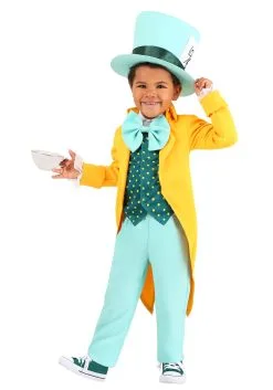 Fun Costumes Bright Mad Hatter Costume For Toddlers