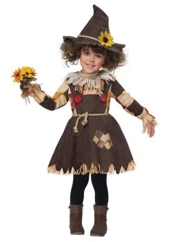 California Costume Collection Toddler Girls Pumpkin Patch Scarecrow Costume