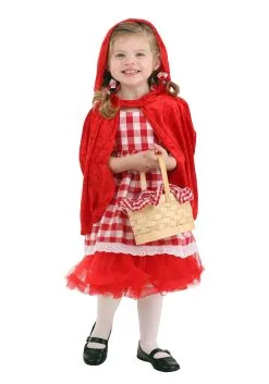 Linna Textiles And Manufacturing Toddler Red Riding Hood Tutu Costume