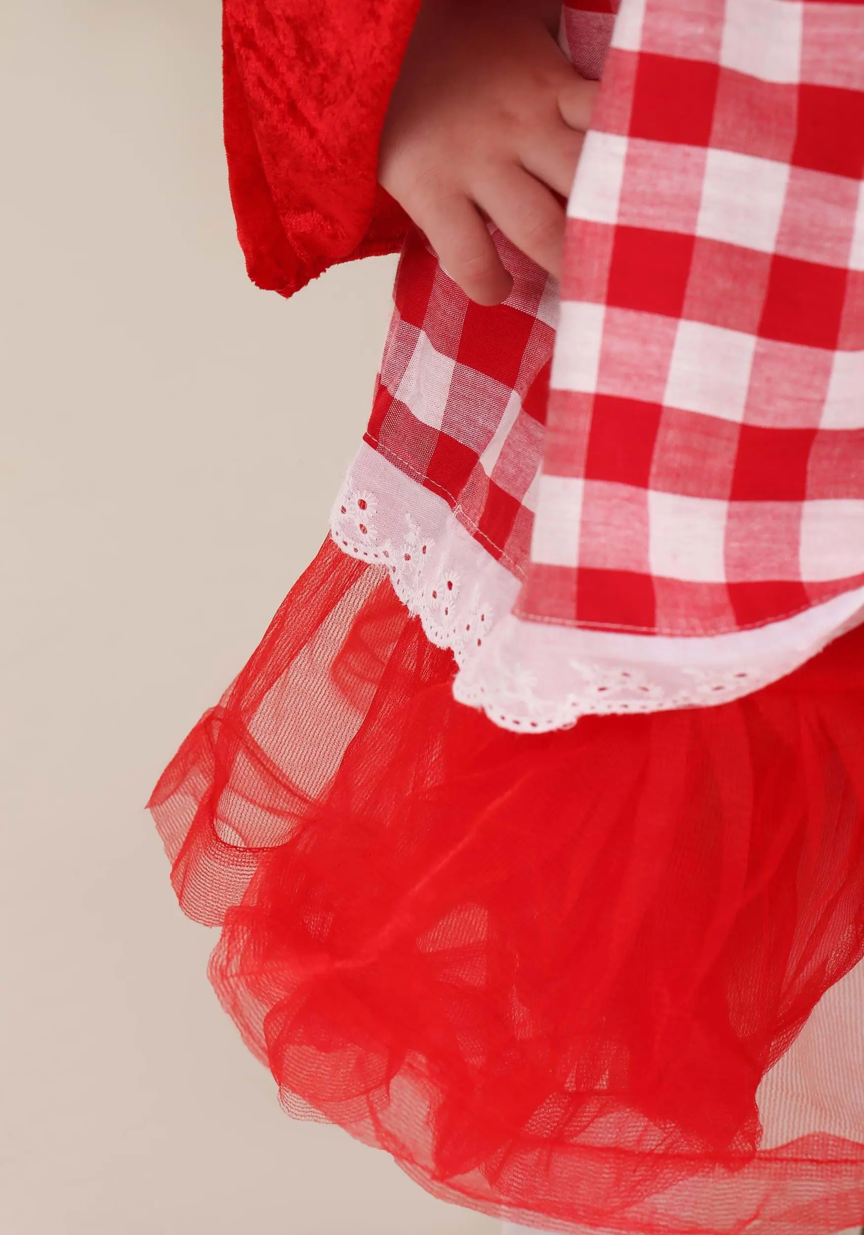 Linna Textiles And Manufacturing Toddler Red Riding Hood Tutu Costume - Image 3