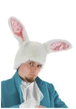 Elope Disney White Rabbit Ears Costume Hat