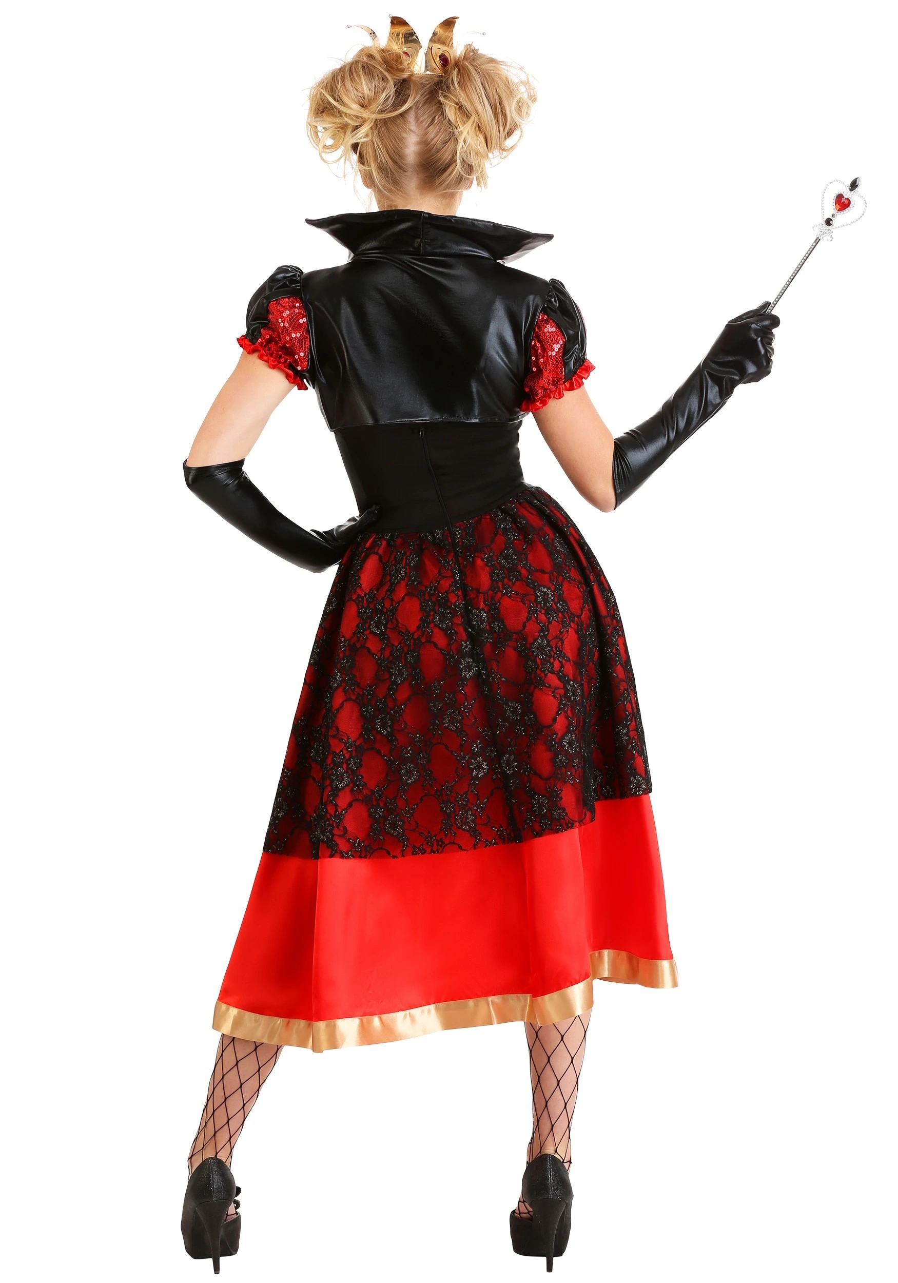 Fun Costumes Dark Queen Of Hearts Costume For Women - Image 2