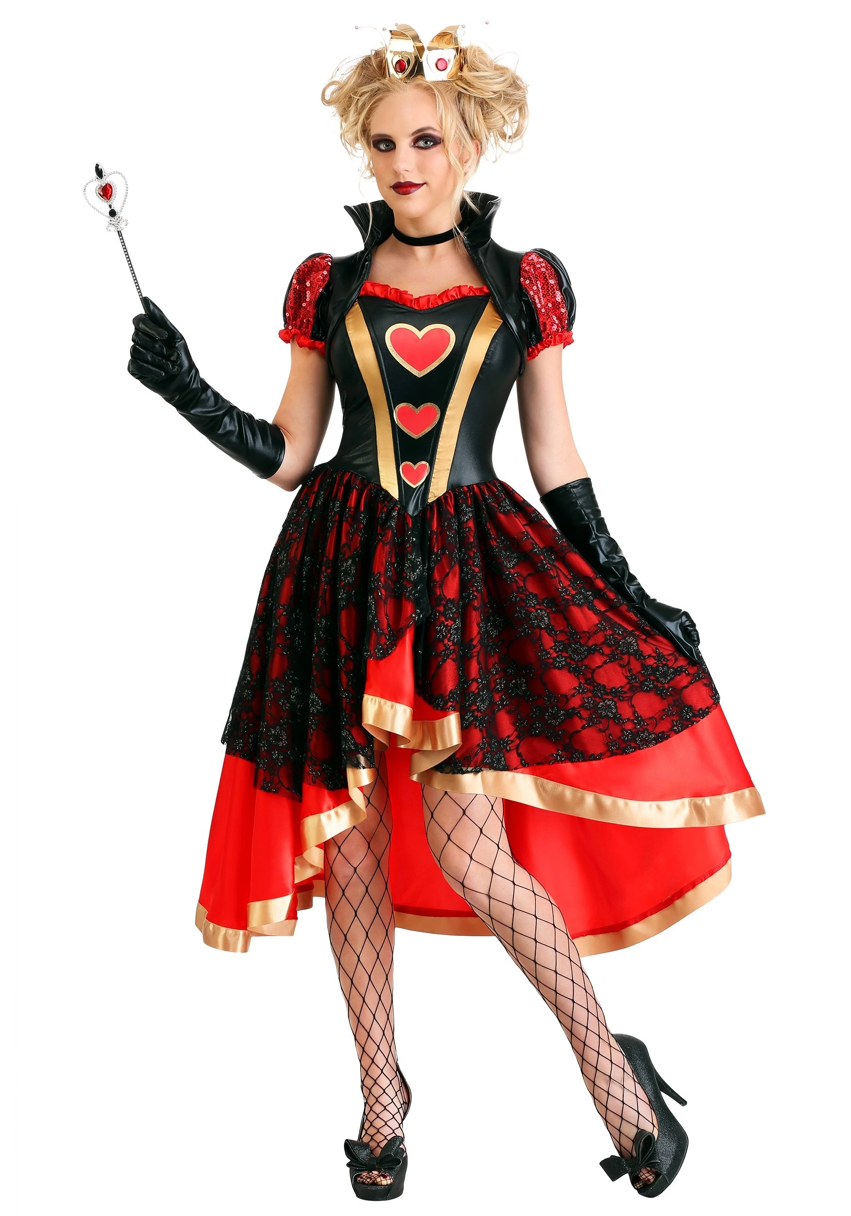 Fun Costumes Dark Queen Of Hearts Costume For Women