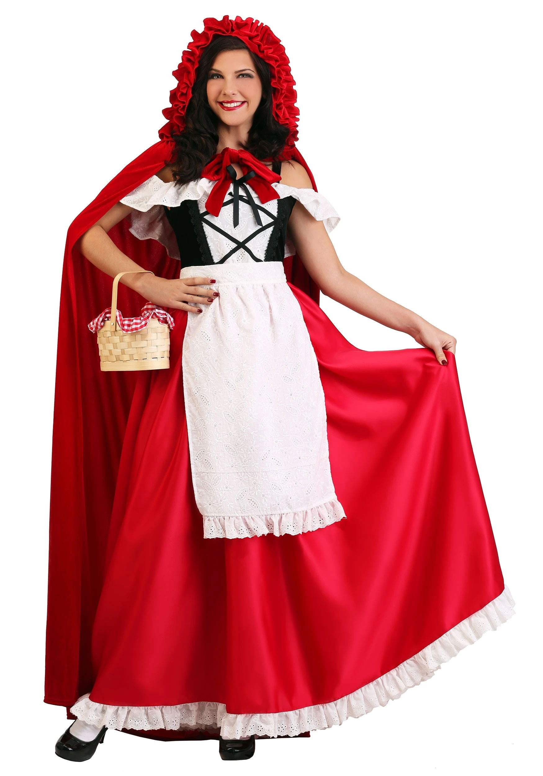 Fun Costumes Women's Deluxe Red Riding Hood Costume