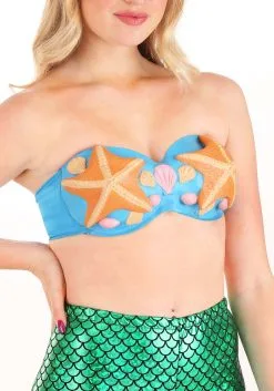 Partytime Latex Factory Mermaid Seashell Bra For Women