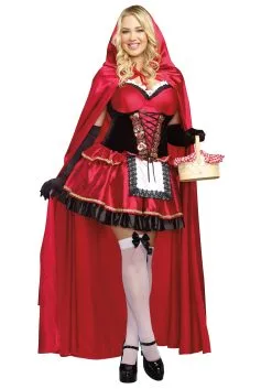Dreamgirl Women's Plus Size Little Red Costume