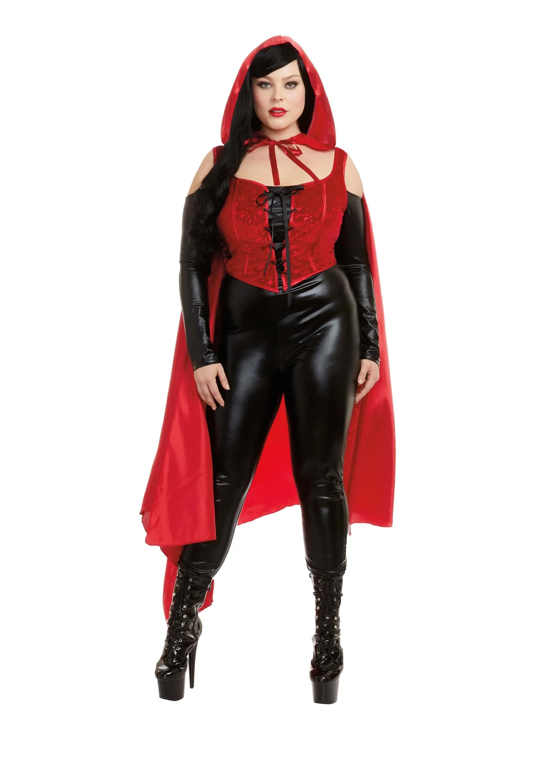 Dreamgirl Plus Size Seductive Red Costume For Women
