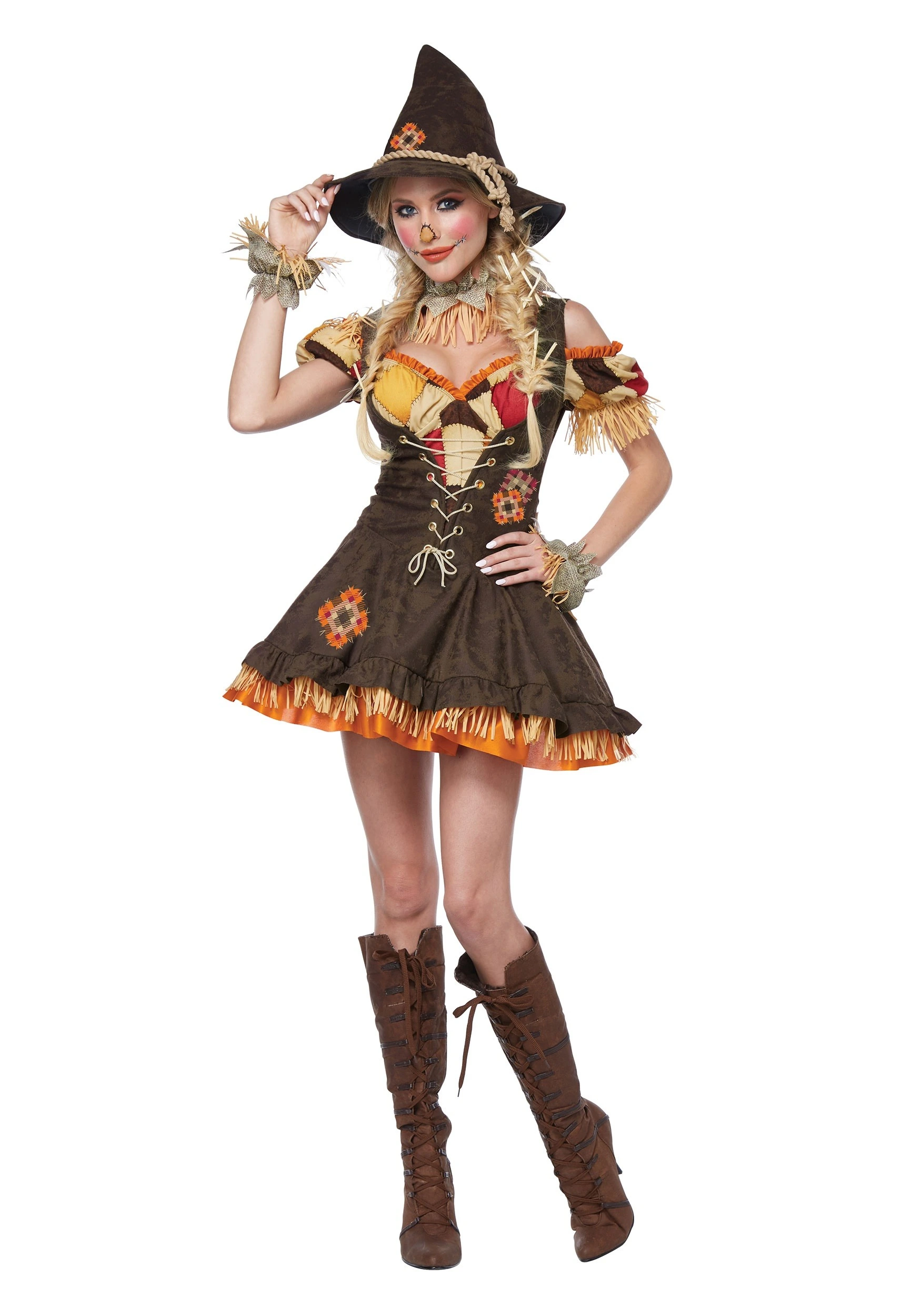 California Costume Collection Womens Sassy Scarecrow Costume