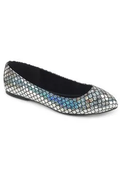 Pleasers USA, Inc. Silver Mermaid Shoes For Women