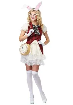 Fun Costumes White Rabbit Women's Costume